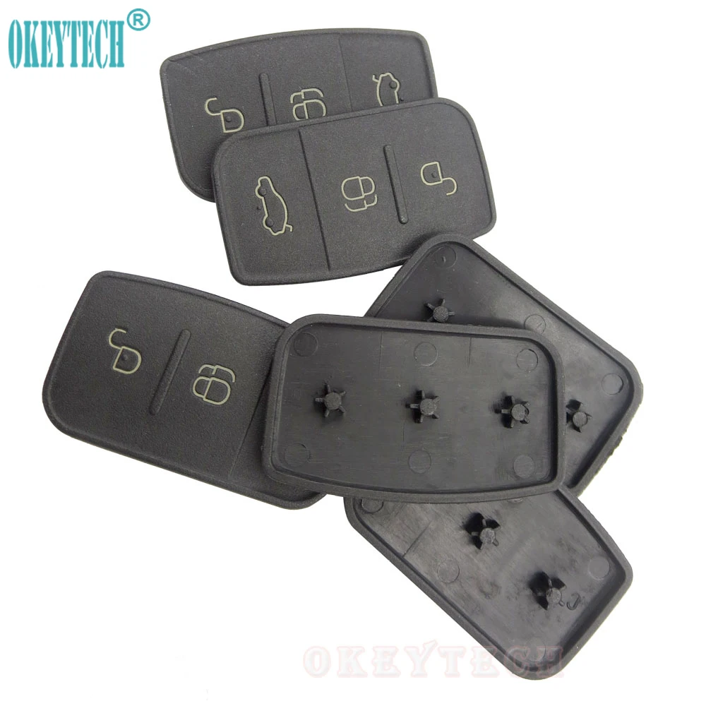 

OkeyTech Replacement Key Hard Repair 3 Buttons For Ford Focus Fiesta C Max S Max Galaxy Remote Flip Key Shell Case