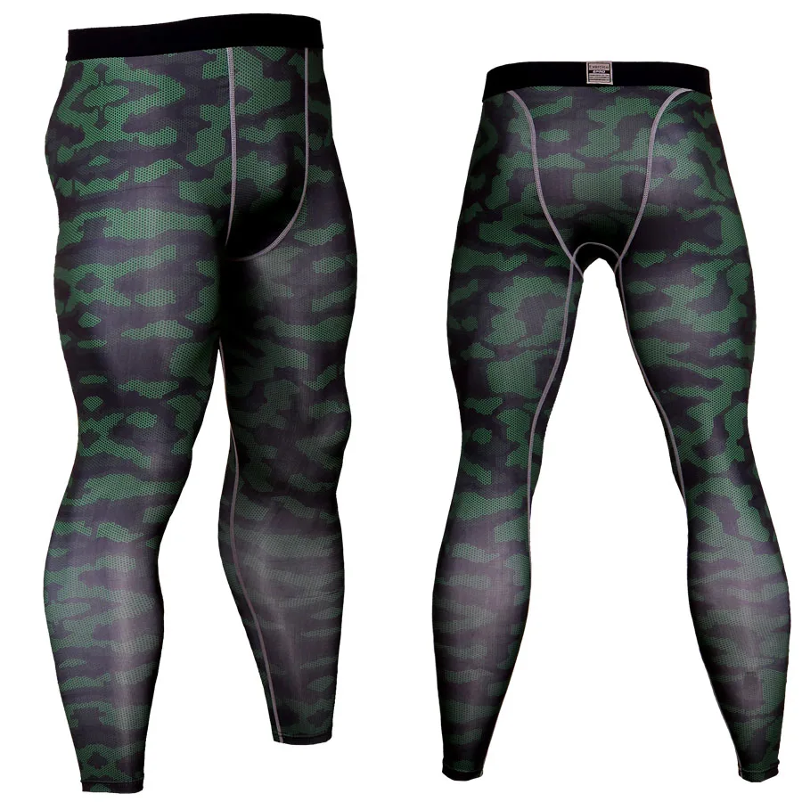 2018 19 camouflage men pants fitness joggers compression tights long pants leggings mens wear