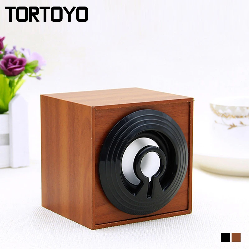 

Quality Wood Wooden Mini Desktop PC Subwoofer Stereo USB Speaker Computer Speakers Loudspeaker for Laptop Notebook Smart Phone