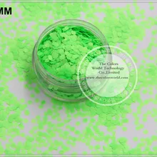 TCF501 неоновые зеленые цвета 2,0 мм Размер устойчив к растворителям блеск для пилка для ногтей или другого DIY украшения