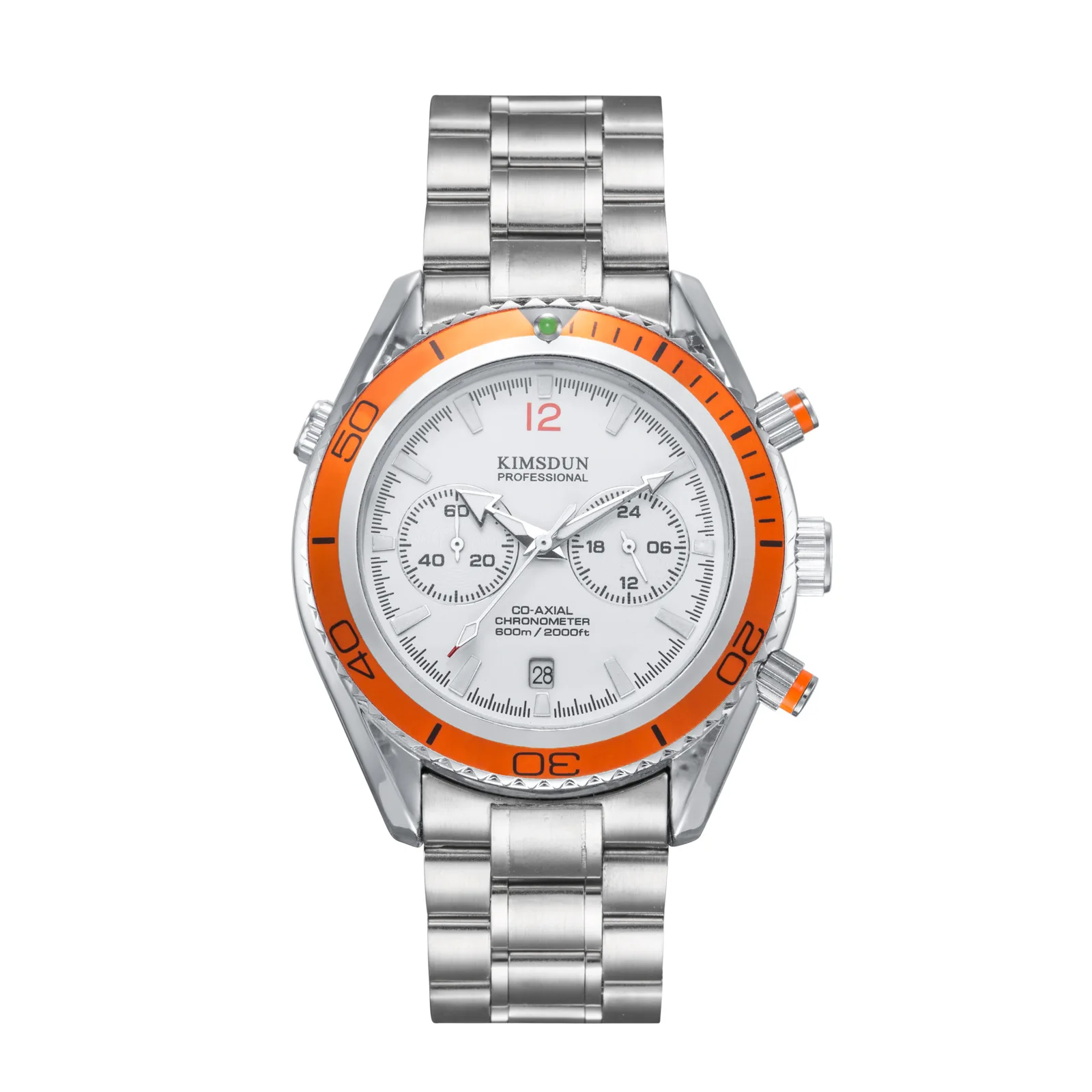 Швейцарские часы мужские роскошные брендовые профессиональные морские часы водонепроницаемые Стальные кварцевые Многофункциональные