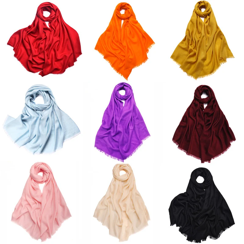 Шерстяной шарф теплый тонкий разноцветный шерстяной платок, женский шарф мягкие шарфы Cosywarmer
