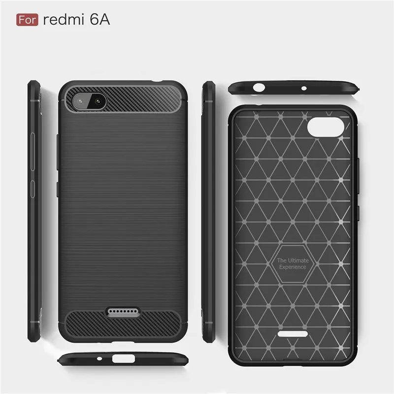 Luxury Carbon Fiber Shockproof Soft TPU Phone Back Cover For Xiaomi Mi8 SE MIX 2S Redmi S2 6 Pro 5A 5Plus Full Protective Fundas (17)