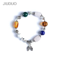 Стерлинговое Серебро 925 натуральный янтарь пчелиный воск браслет Женская мода цвет драгоценный камень ювелирные изделия подлинные прямые поставки с фабрики