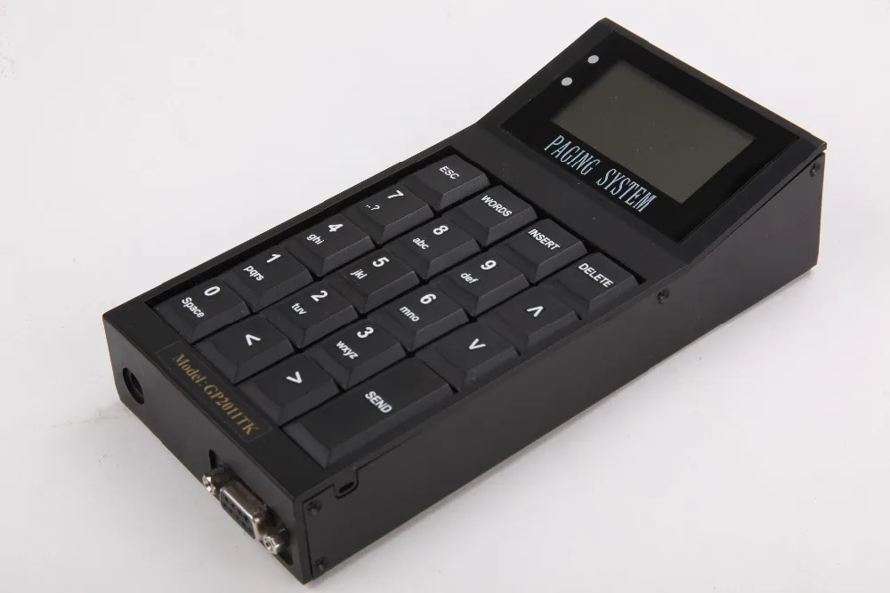 Excellent Coaster pager transmitter, wireless calling system, alpha paging POCSAG pager, connect to computer to send text message 1