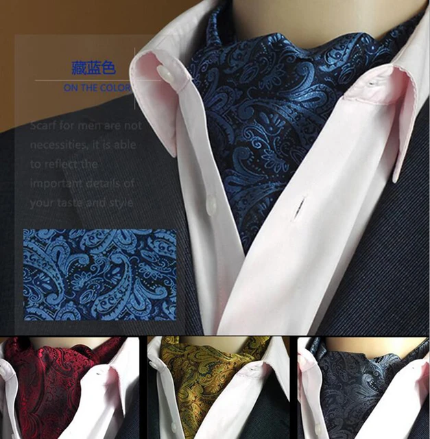 Floral Blue Silk Scarf | Men's Navy Silk Wool Scarves | UK Made Scarf –  Threadpepper