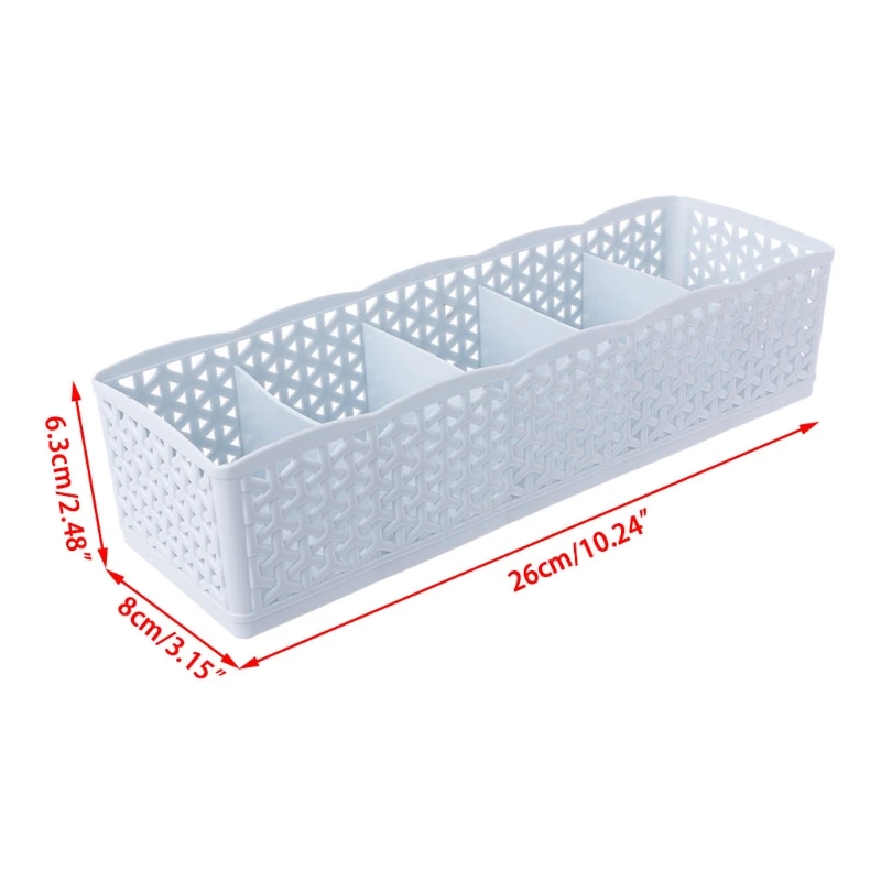 Нижнее белье Органайзер коробка для хранения бюстгальтер носки ящик косметический разделитель аккуратный 5 ячеек