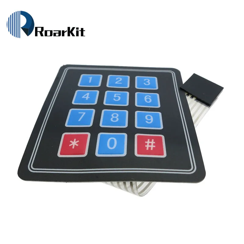 Новая матричная матрица 3*4/матричная клавиатура мембранная переключатель с 12