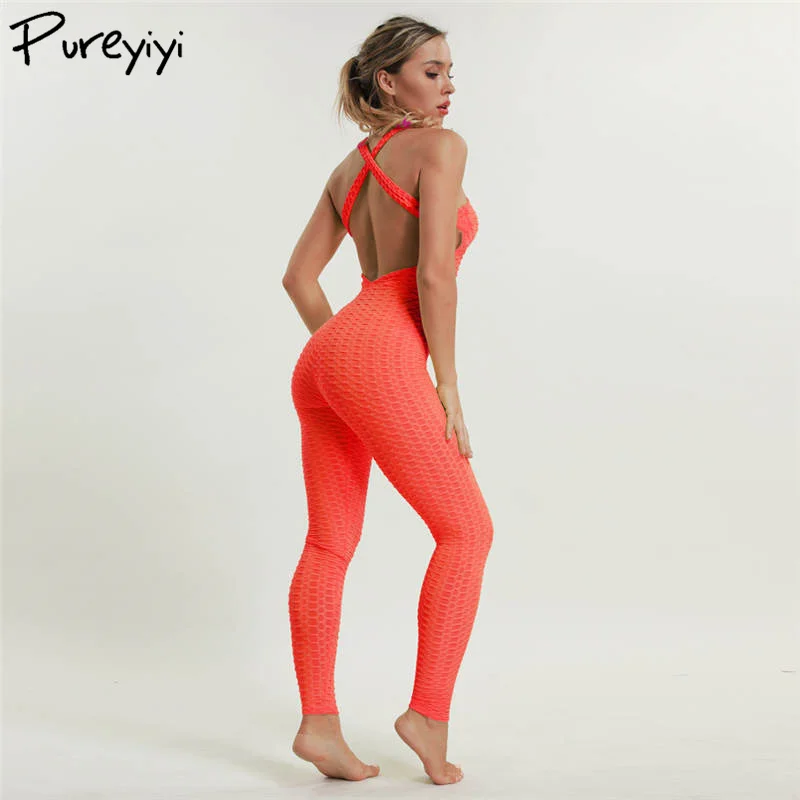 Mono de Fitness Sexy para mujer Bodi de vendaje completo, colores, Sexy, sin mangas, trajes para entrenamiento, 2018 - AliExpress