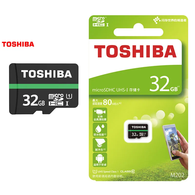 Toshiba Memory Card 32gb Micro Sd Card Class10 Uhs1 Flash Card Memory