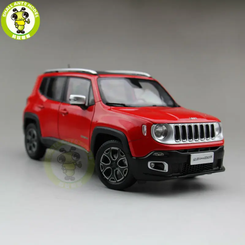 1/18 Jeep Renegade Cherokee литой металлический Автомобиль Suv Модель Коллекция подарок красный цвет