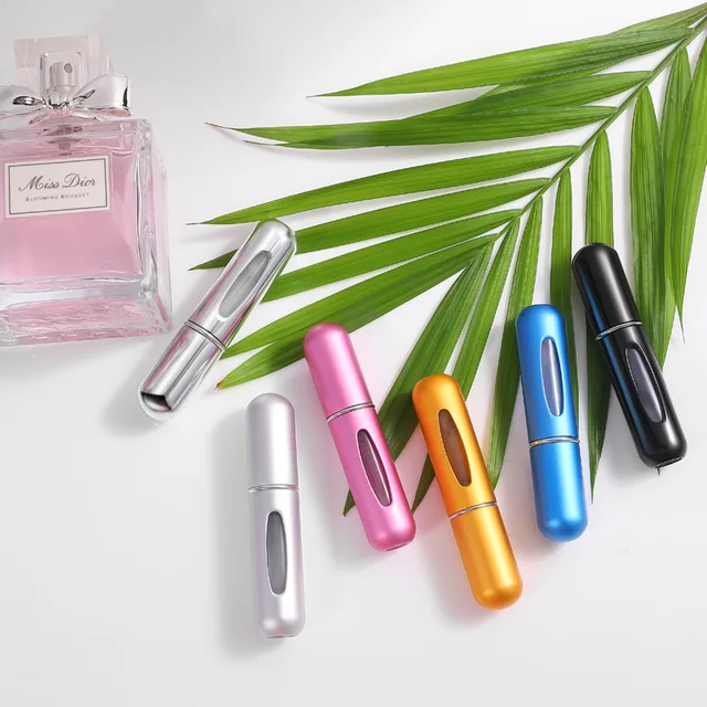 MUB 5ml Portable Mini Refillable Perfume Bottle With Spray Scent Pump