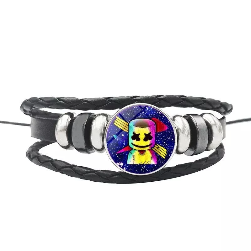 ZSQH DJ Marshmello браслет детский Модный женский Браслет Известный певец Marshmallo для