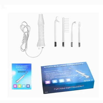 

High Frequency Electric Therapy Instrument Facial Skin Hair Care Massage Remove Acne Device Spa Electric Beauty Tool Portable