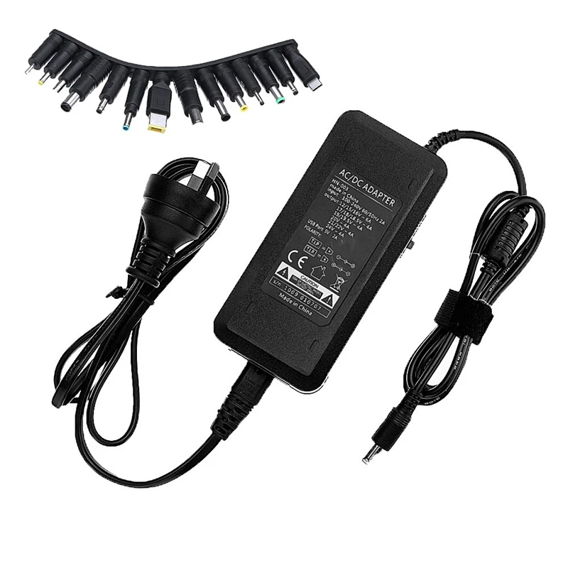 CLAITE AC110-240V-DC12-24V AU Plug 120 Вт адаптер питания Универсальное зарядное устройство с 14 сменными разъемами