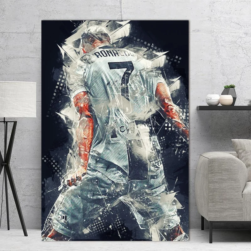 

CRISTIANO RONALDO Sport Star Art Canvas Poster Pictures for Living Room