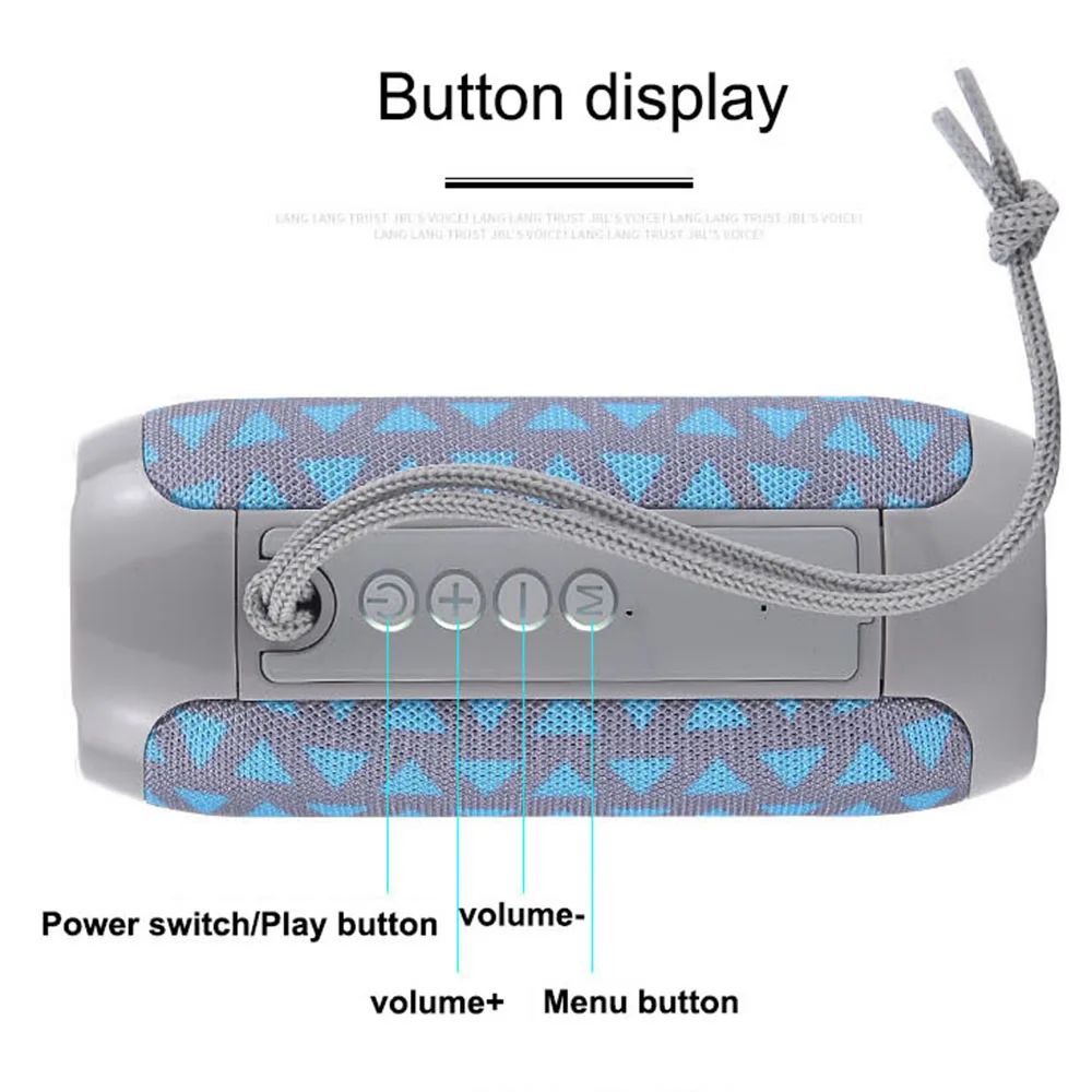 Портативный Bluetooth внешний динамик IPX6 Водонепроницаемый Беспроводной колонки громкий динамик коробка Поддержка TF карта FM радио Aux входные динамики