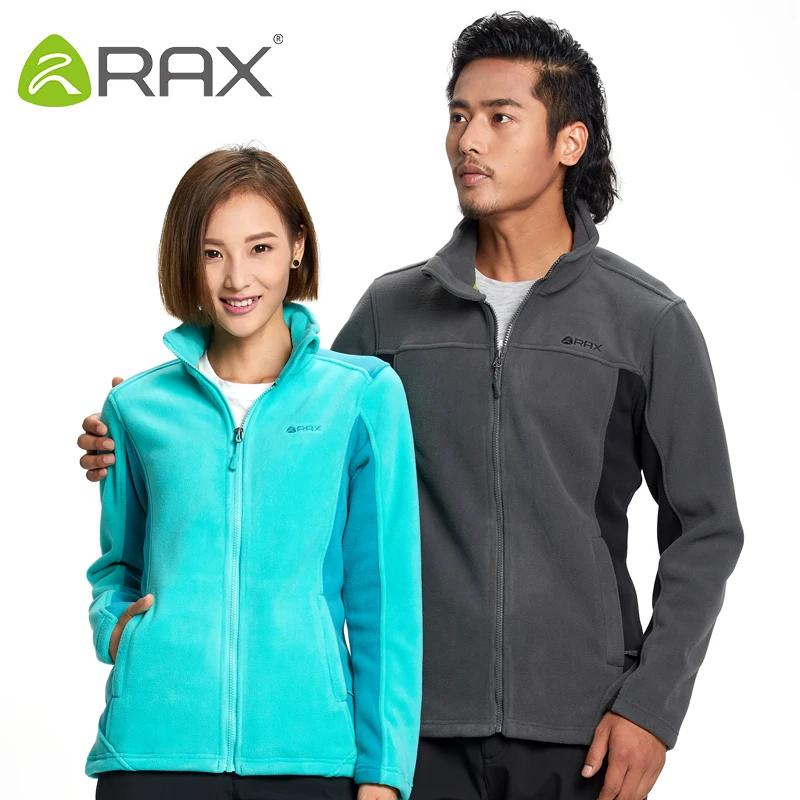 

RAX Outdoor Warm Softshell Jacket Men Women Winter Hiking Camping Fleece Jacket Men Woman Breathable Sports Jacket Softshell