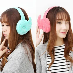 Alas de Ángel Orejeras de Piel para Niños, Auriculares de Invierno, Accesorios Calientes para Mujeres Orejeras Alas de Ángel Orejeras de Piel para Niños, Auriculares de Invierno, Accesorios Calientes para Mujeres Orejeras