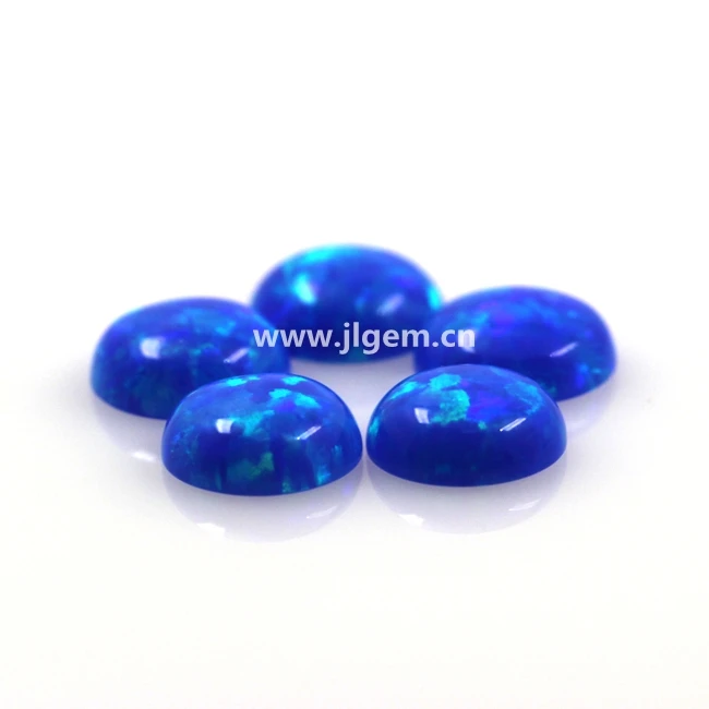 

(2pc/ lot) High Quality Free Shipping 9mm Opal cabochon round opal Lab Created round cabochon for bady jewelry