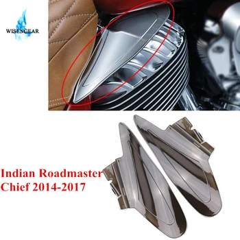 

WISENGEAR 2x Motorcycle Saddle Reflective Heat Shield for Indian Chief Chieftain Roadmaster 2014-2017 Motorbike Parts