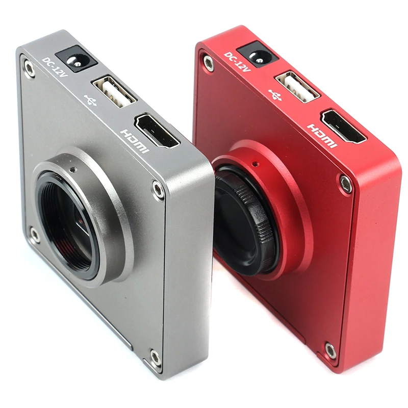  37MP 1080P soporte libremente ajustable USB HDMI Video Industrial microscopio sistema de cámara gra