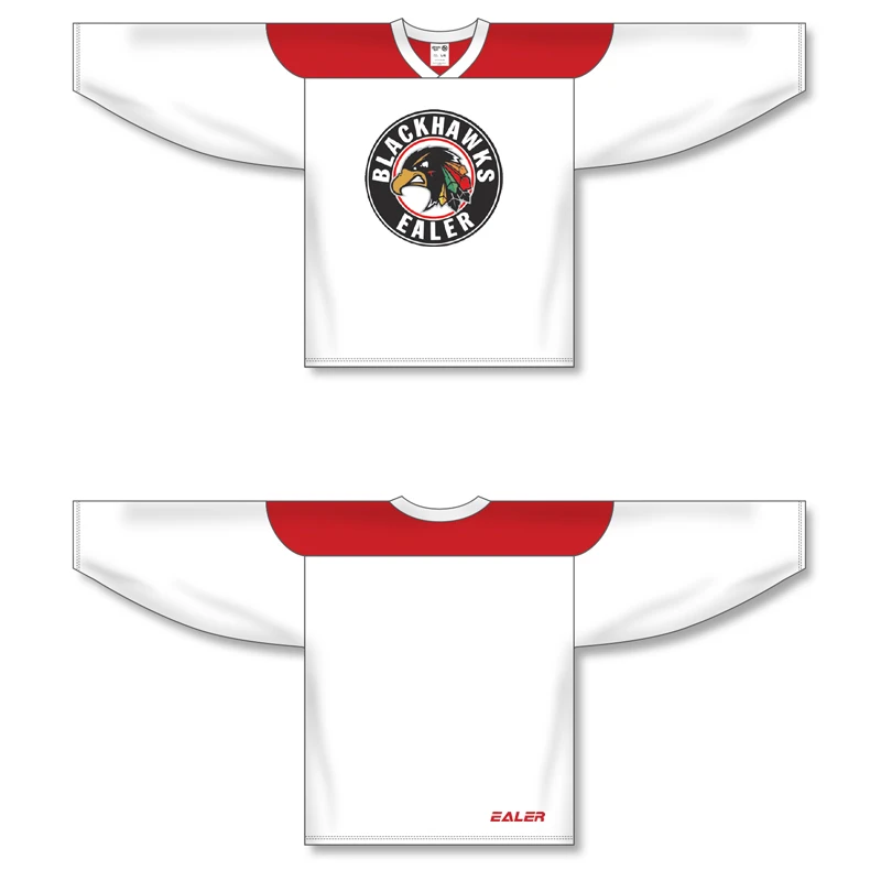Coldoutside Винтажный тренировочный свитер для хоккея с принтом Черного Ястреба с логотипом дешевая Высококачественная H6100-14 - Color: jersey