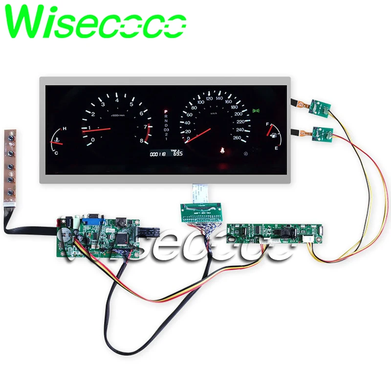 Высокая яркость C123HAN01.1 C123HAN01.0 12 3 дюйма ультра широкий модуль ЖК-экрана 1920x720 LVDS VGA +