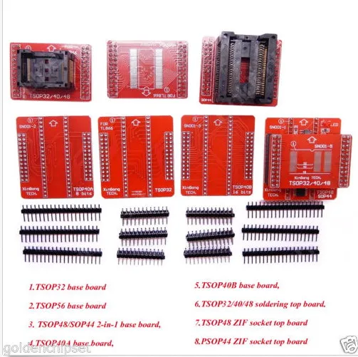 RT809F программатор+ все адаптеры SOP8 IC клип считыватель LCD+ PEB-1 плата расширения+ кабель EDID