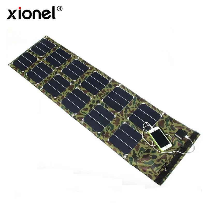 Xionel 40 W Солнечная энергия солнечная панель Зарядное устройство USB5V& DC18V Выход для детей возрастом от 12 V Батарея зарядное устройство для мобильных телефонов компьютеров и ноутбуков