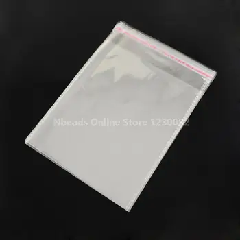 

OPP Cellophane Bags, Rectangle, Clear, 200x140mm, Unilateral thickness: 0.07mm