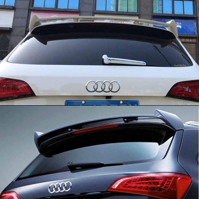 Для Audi Q5 2009~ 2013 Неокрашенный FRP и углеродное волокно Q5 ABT задний спойлер автозапчасти