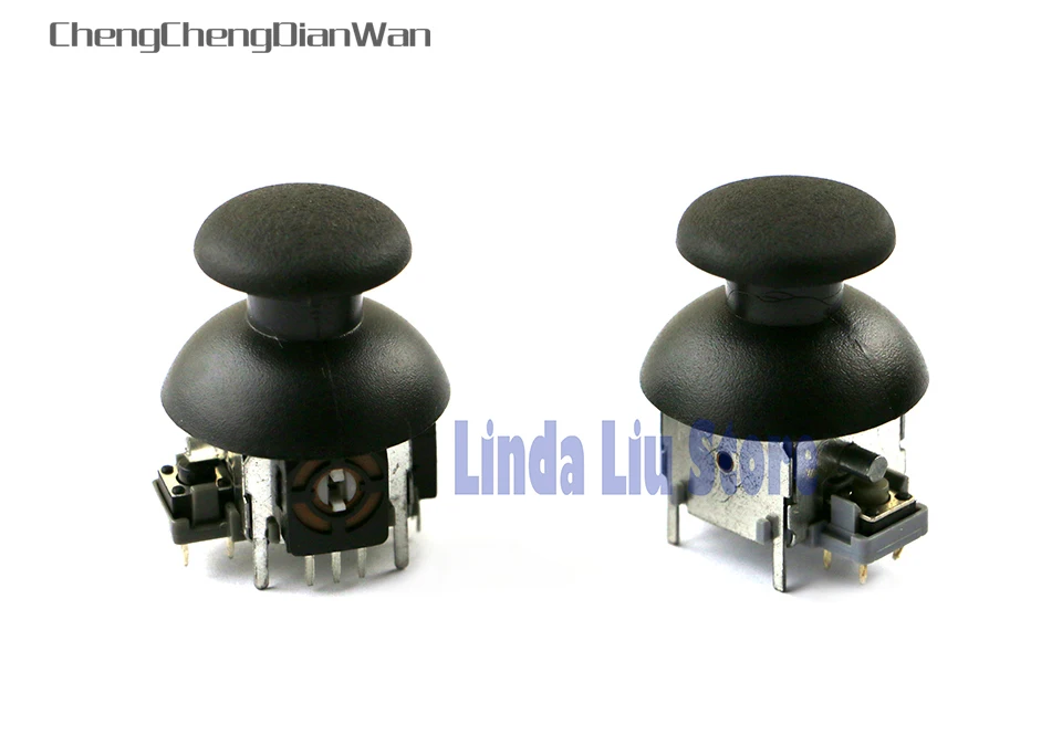 Chengchengdianwan 8 Sztuk = 4 Zestawy 3D Analogowy Joystick + 3D Joysticka Cap Powłoki Grzyby Mały Otwór Do Ps2 Kontroler