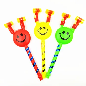 

By DHL 2000pcs Smiling Face Blowouts Noise Maker Whistles Kids Toy Birthday Party Favors
