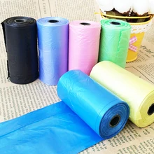 10 рулонов = 200 шт, 20 шт/рулон высокого качества экологически чистые разлагаемые ПЭТ мешки для пищевых отходов собака кошка отходы забрать чистую сумку