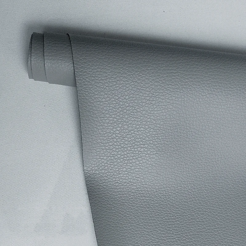 Meetee 50x137 см толщиной 0,5 мм самоклеящаяся искусственная Синтетическая кожа факсимильная ткань для дивана патч ремонт восстановленная сумка мягкая ткань - Цвет: dark grey