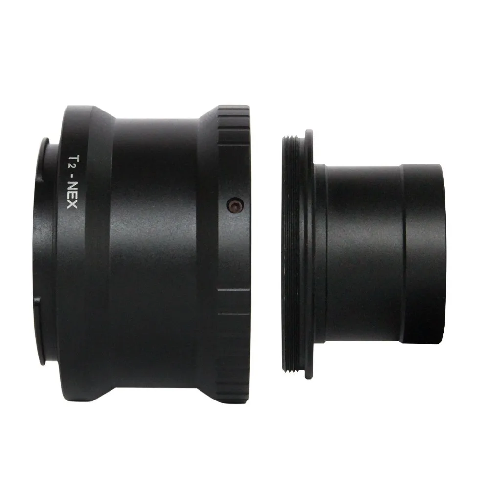 Т-кольцо и M42 к 1.2" телескоп адаптер(t-крепление) для Sony камер NEX(подходит для NEX-3 NEX-5 NEX-6 NEX-7 и т. д.) Монокуляр бинокулярный