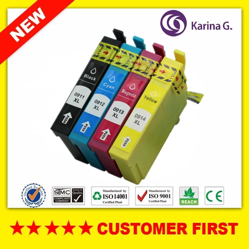 4 шт. картриджи для принтера Epson Stylus C90 CX5500 CX5505 | Компьютеры и офис