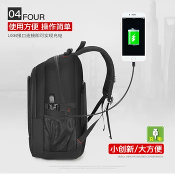 

Swiss boy school laptop bagpack Multifunctional 17 inch men usb Waterproof Backpack Nylon Men's Travel bagpack Sac a Dos mochila