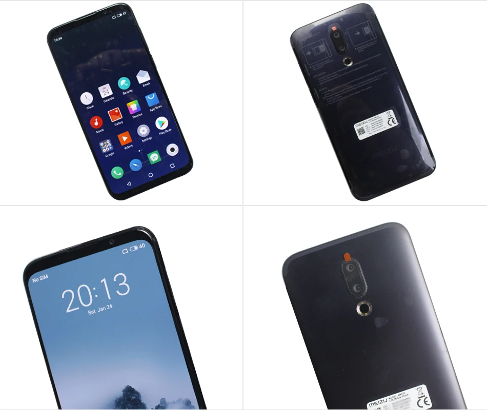 Глобальная версия Meizu 16, 16X6 ГБ, 64 ГБ, 128 ГБ, Восьмиядерный процессор Snapdragon 710, 6,0 дюймов, 2160x1080 P, фронтальная камера 20 МП, двойная камера заднего вида, аккумулятор 3100 мАч