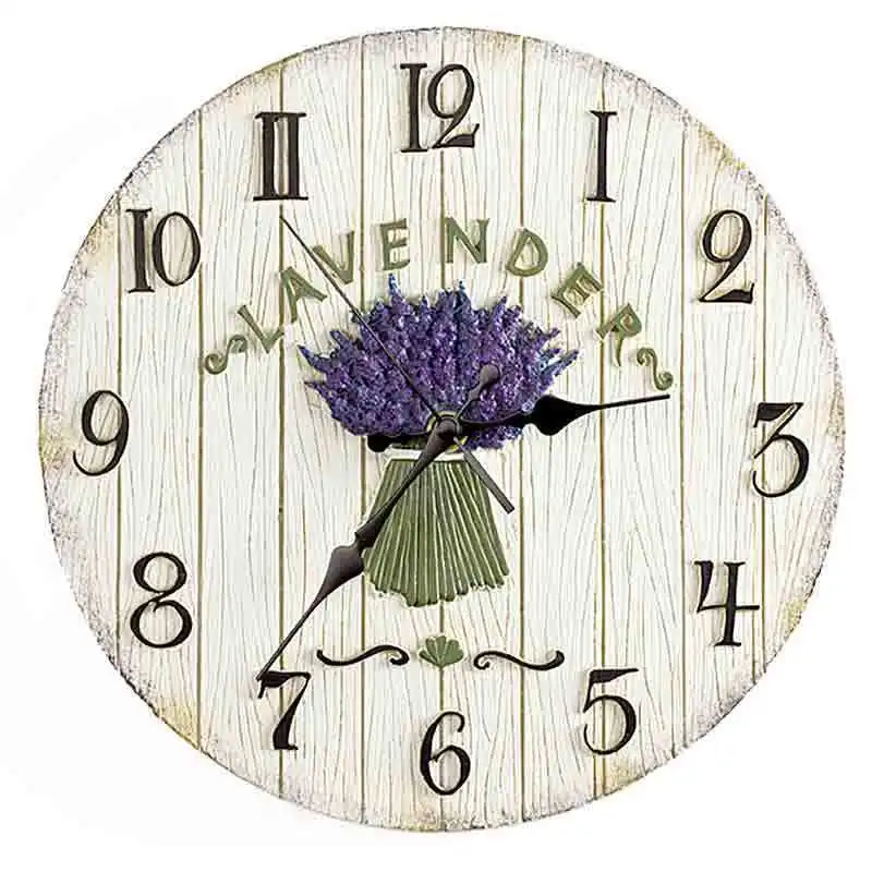 

Wandklokken Wandklok Shabby Chic Murale Barber Shop Kitchen Horloge Mural Reloj Pared Duvar Saati Relogio De Parede Clock Wall