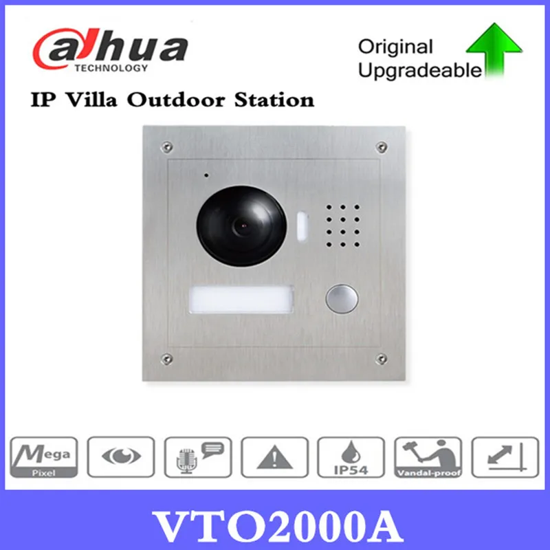 

DH VTO2000A 1.3MP Video Door Phone POE P2P Metal Villa Outdoor Station without Logo Remote intercom mobile APP Night vision