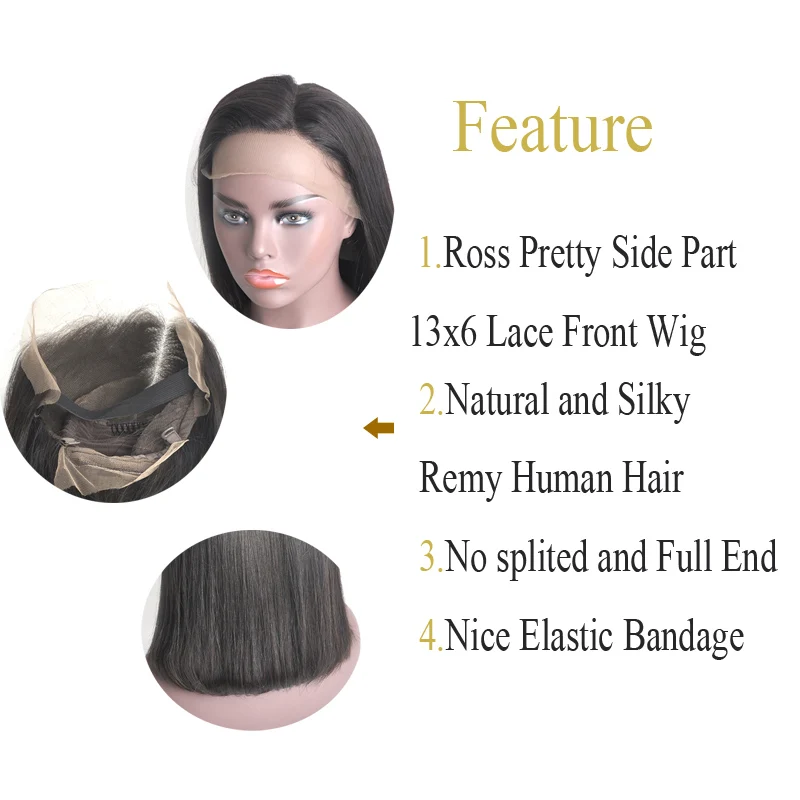 Fashion side part bob wig