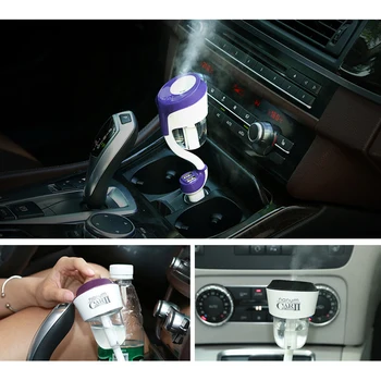 

Dedicated 2USB Steam Humidifiers Aromatherapy Charger Fresh Air Freshener Nebulizer Humidifier Mute Home Air Sterilization