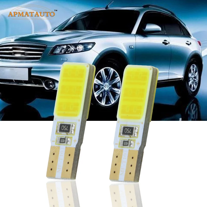 

2x T10 for SAMSUNG COB Chip LED Side Parking Lights Marker Bulb For Infiniti FX35 37 50 G37 QX50 QX56 QX70 JX35 M35H M37 M56