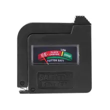 BT860 батарея тестер портативный универсальный батарея Вольт тестер AA AAA CD 9 В Кнопка сотового питания батареи измерительное устройство