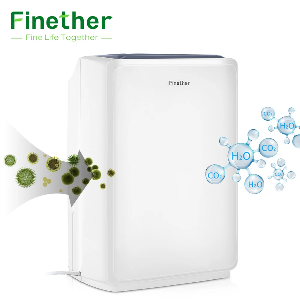 Finether 16L/D осушитель воздуха, цифровой ЖК-анион, очистка воздуха, сушка белья, таймер размораживания, непрерывный дренаж, влажный дом