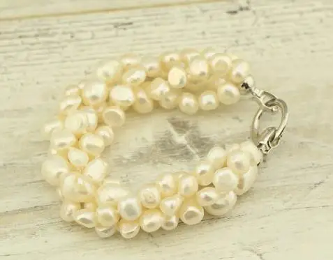Warna Multi Strand Genuine Gelang Mutiara Air Tawar Putih Mutiara Perhiasan Pernikahan Hadiah Buatan Tangan Mutiara Gelang Grosir Gifts For Newborn Boys Gifts Scorpiobracelets For Men Beads Aliexpress