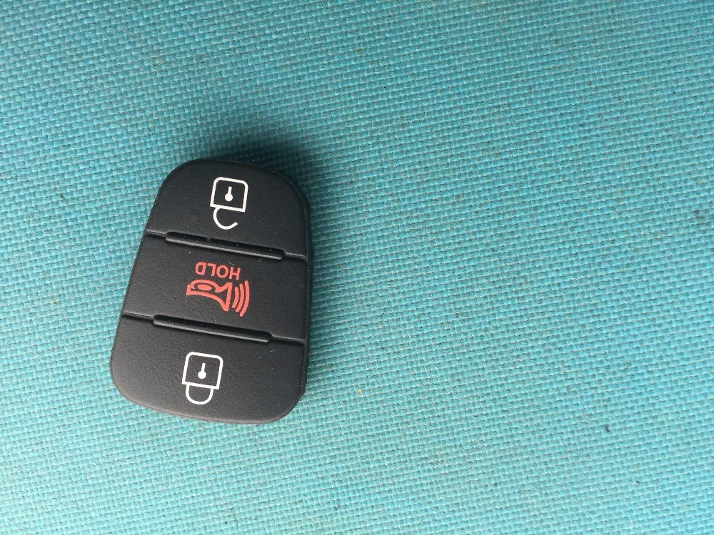Rubber Pad For Hyundai Solaris Picanto 3 4 Buttons Flip Remote Key Shell key case key case cover car key shell remote control case cover flip key fob shell For Kia RIO HOLD Blank Case Cover Car Accessories 1Pc