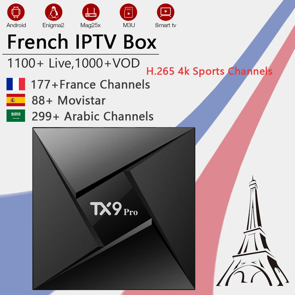 France IPTV TX9PRO Android TV box 7.1 Amlogic s912+1100+live PROCAJA iptv Arabic UK Spain Italy Germany m3u smart IPTV tv box France IPTV TX9PRO Android TV box 7.1 Amlogic s912+1100+live PROCAJA iptv Arabic UK Spain Italy Germany m3u smart IPTV tv box